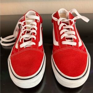 Women’s red vans sz 6.5